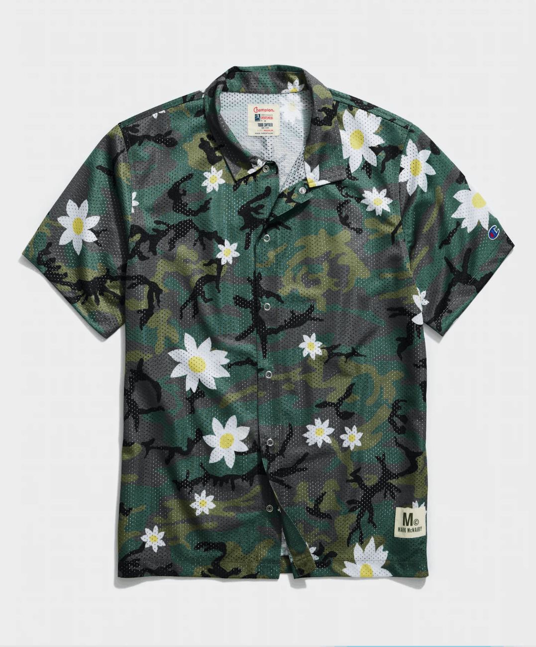 Champion × Mark McNairy × Todd Snyder MARK MCNAIRY X CHAMPION BY TODD SNYDER DAISY CAMO SHIRT L Size US L / EU 52-54 / 3 - 1 Thumbnail