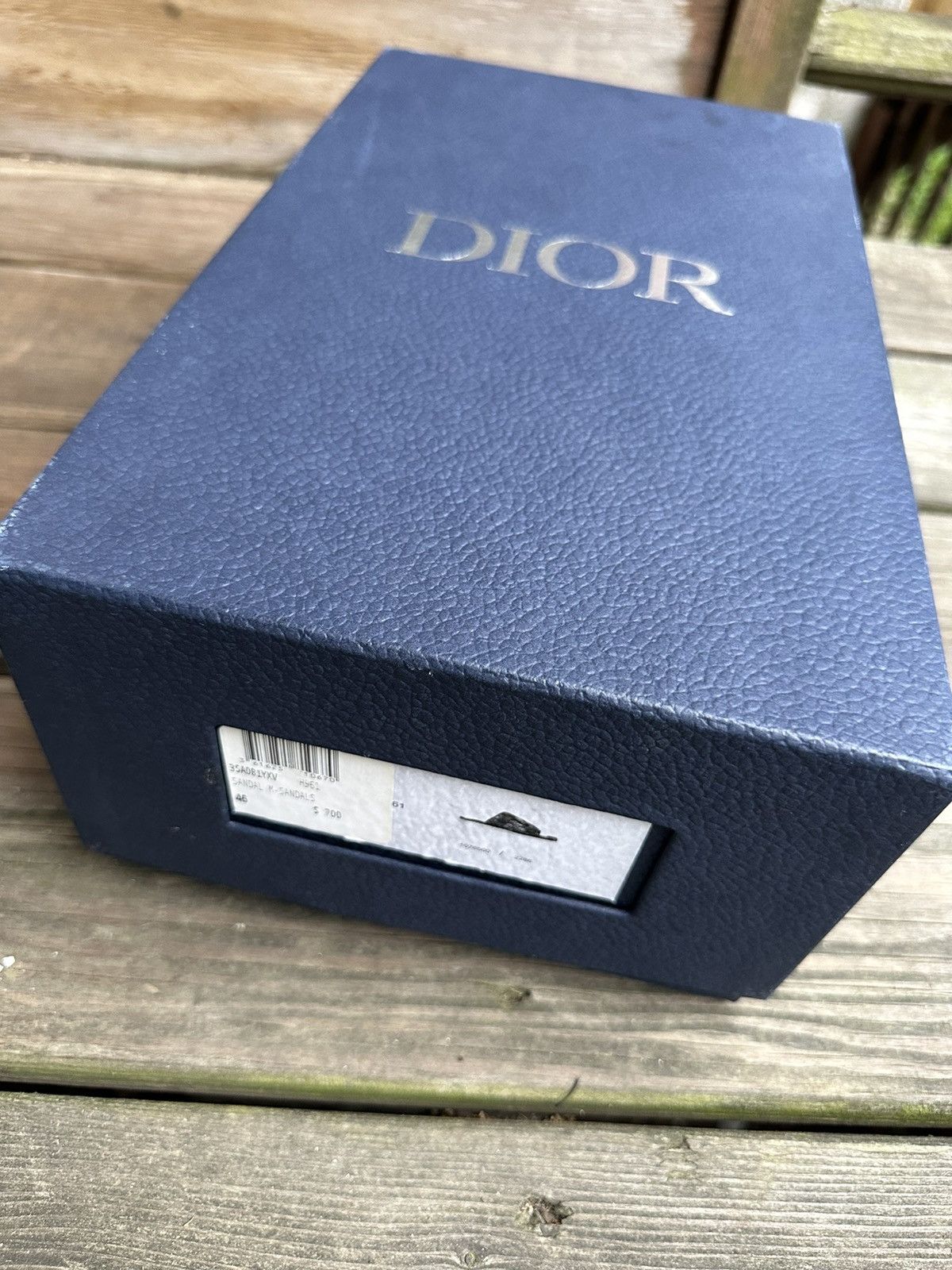 dior alpha slide black