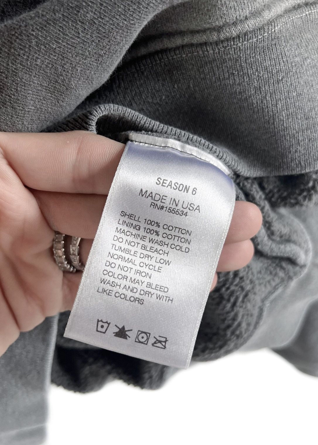 Yeezy Yeezy Season 6 Grey Green Oversized Core Hoodie Size US M / EU 48-50 / 2 - 4 Thumbnail