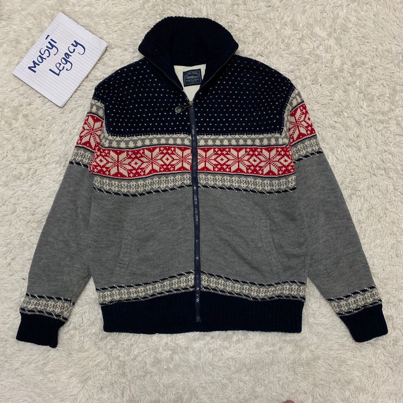 Japanese Brand Original garments willpips authentic sweater reg.Jp pat off Size US L / EU 52-54 / 3 - 1 Thumbnail