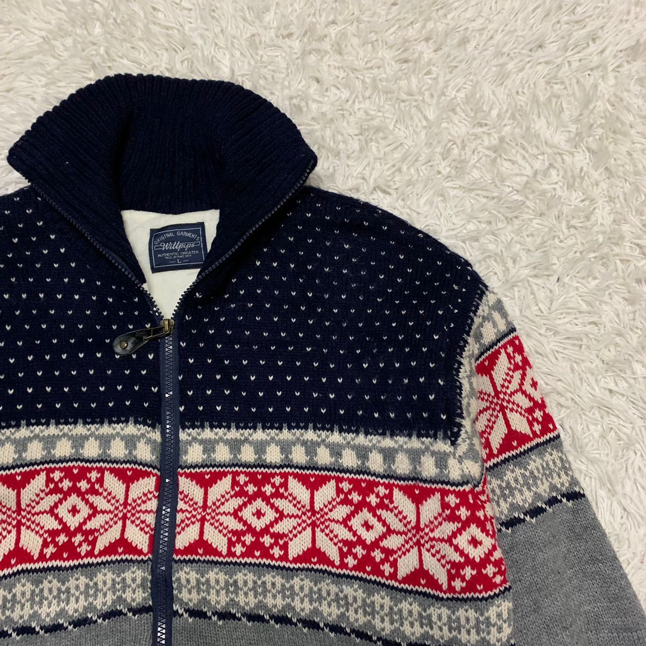 Japanese Brand Original garments willpips authentic sweater reg.Jp pat off Size US L / EU 52-54 / 3 - 8 Thumbnail