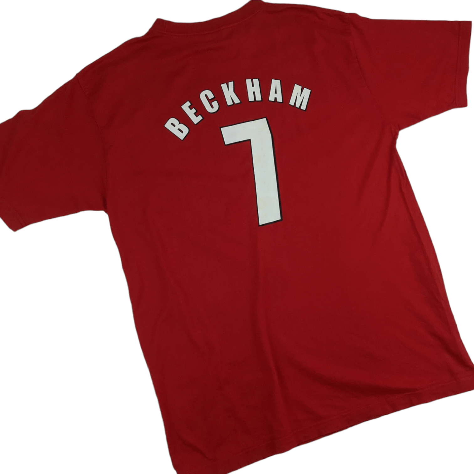 David Beckham 2003 MANCHESTER UNITED David Beckham Soccer Football T-Shirt Size US XL / EU 56 / 4 - 6 Thumbnail