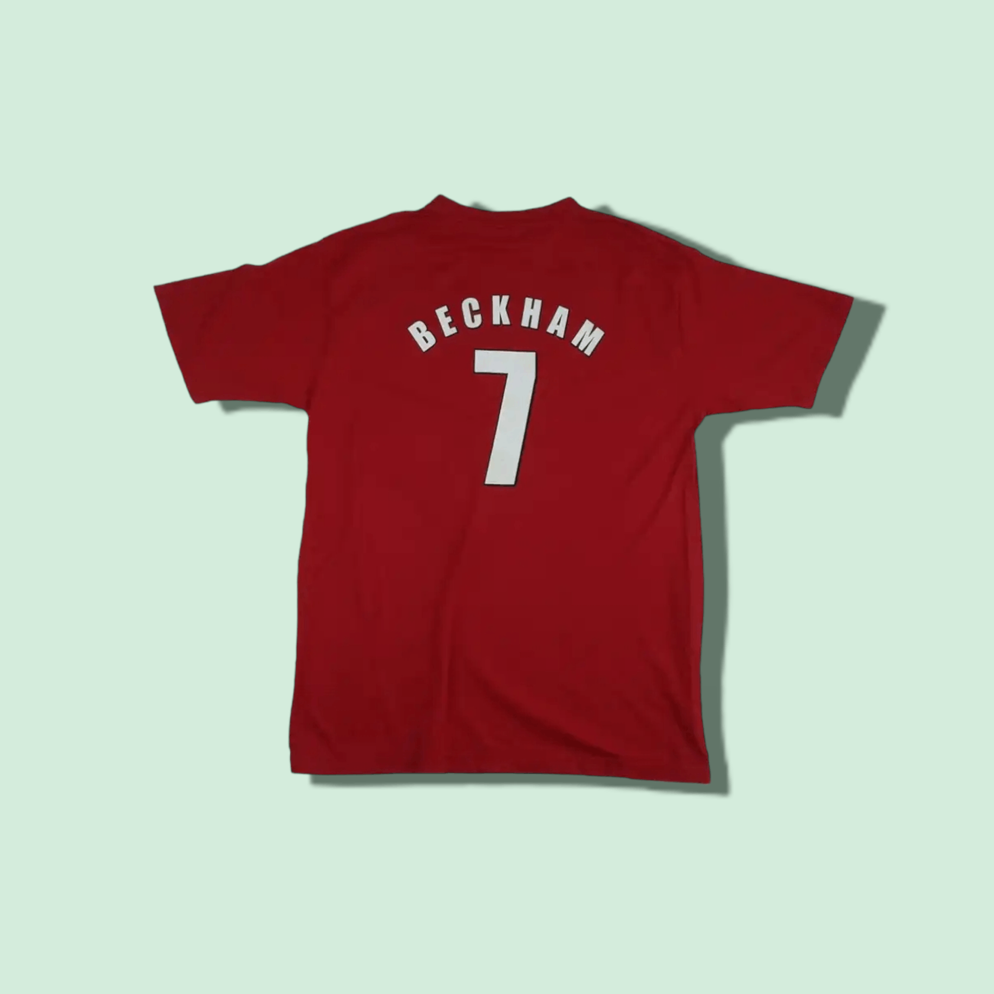 David Beckham 2003 MANCHESTER UNITED David Beckham Soccer Football T-Shirt Size US XL / EU 56 / 4 - 1 Thumbnail