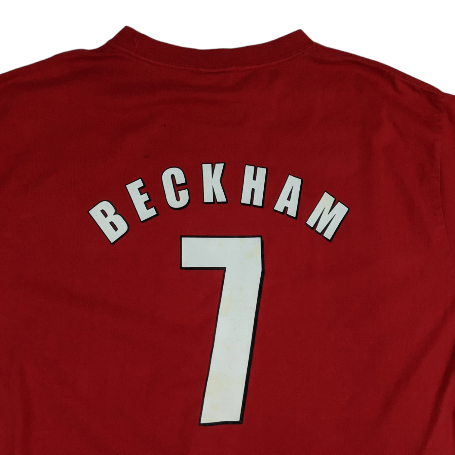 David Beckham 2003 MANCHESTER UNITED David Beckham Soccer Football T-Shirt Size US XL / EU 56 / 4 - 7 Thumbnail