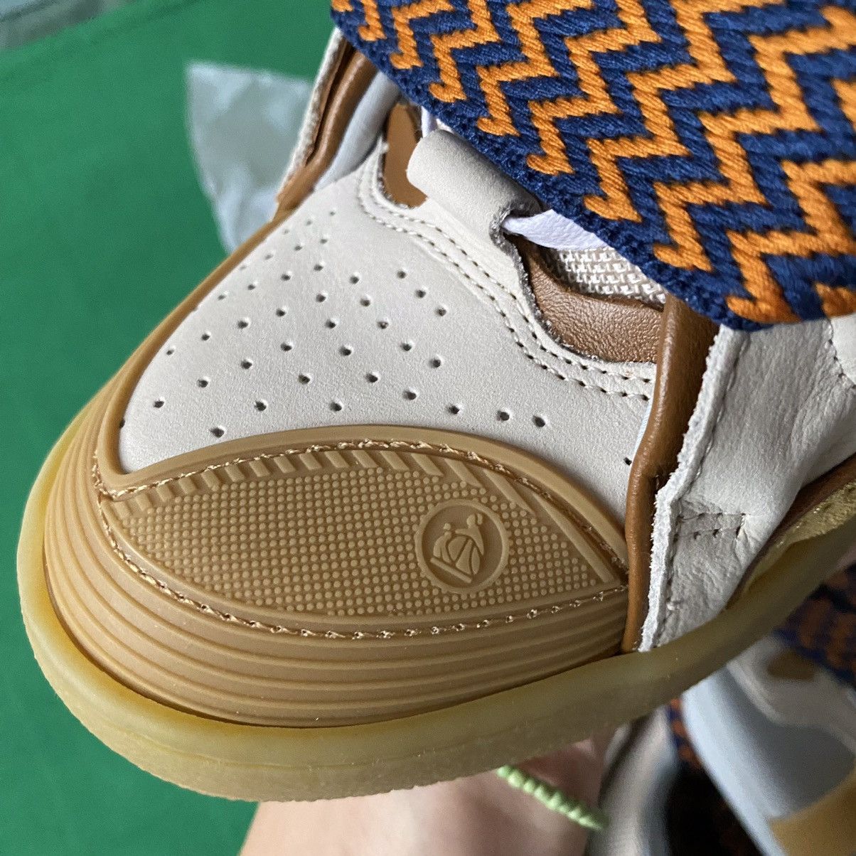 Lanvin Lanvin Curb Skate Sneakers in Beige Orange Size US 8 / EU 41 - 7 Thumbnail