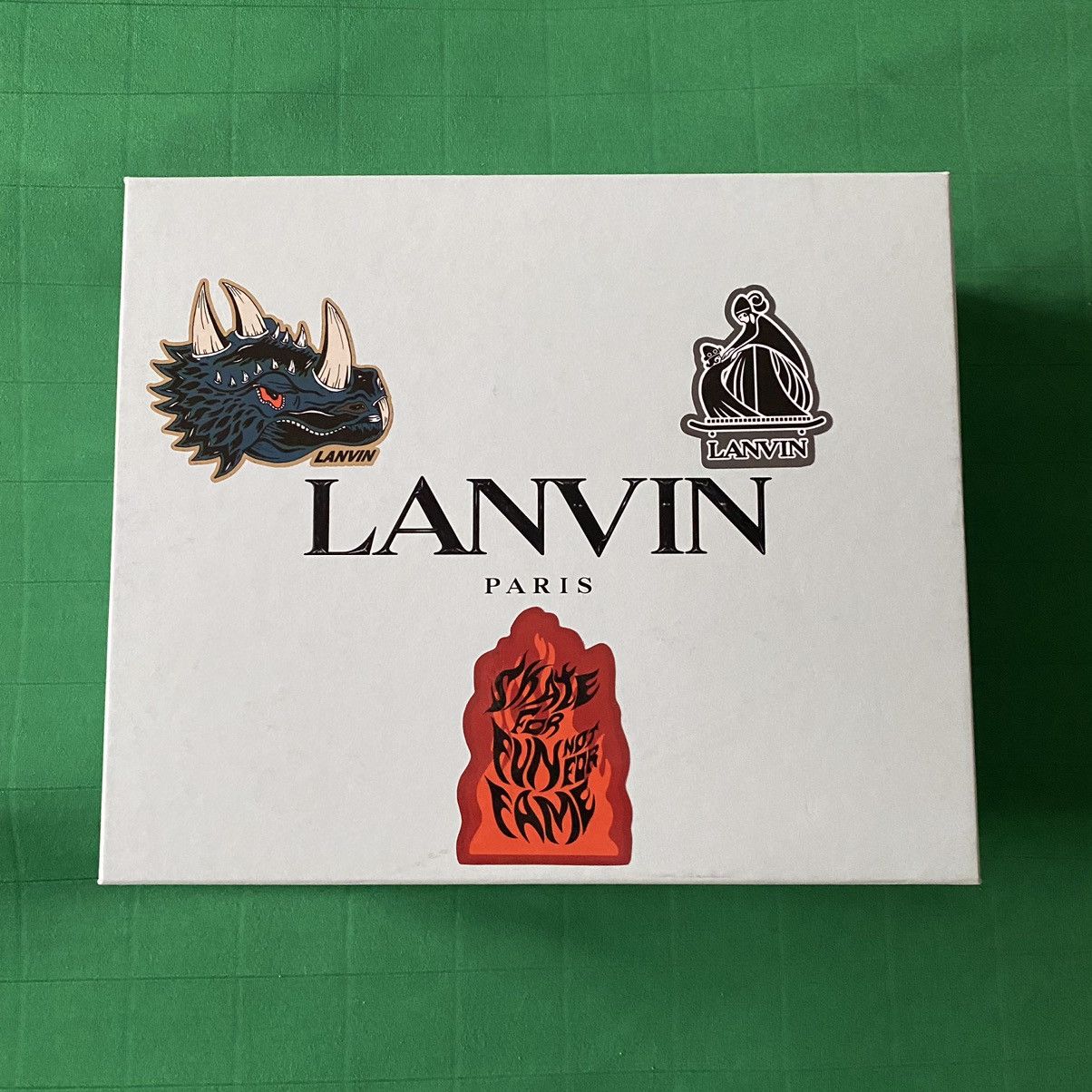 Lanvin Lanvin Curb Skate Sneakers in Beige Orange Size US 8 / EU 41 - 2 Thumbnail