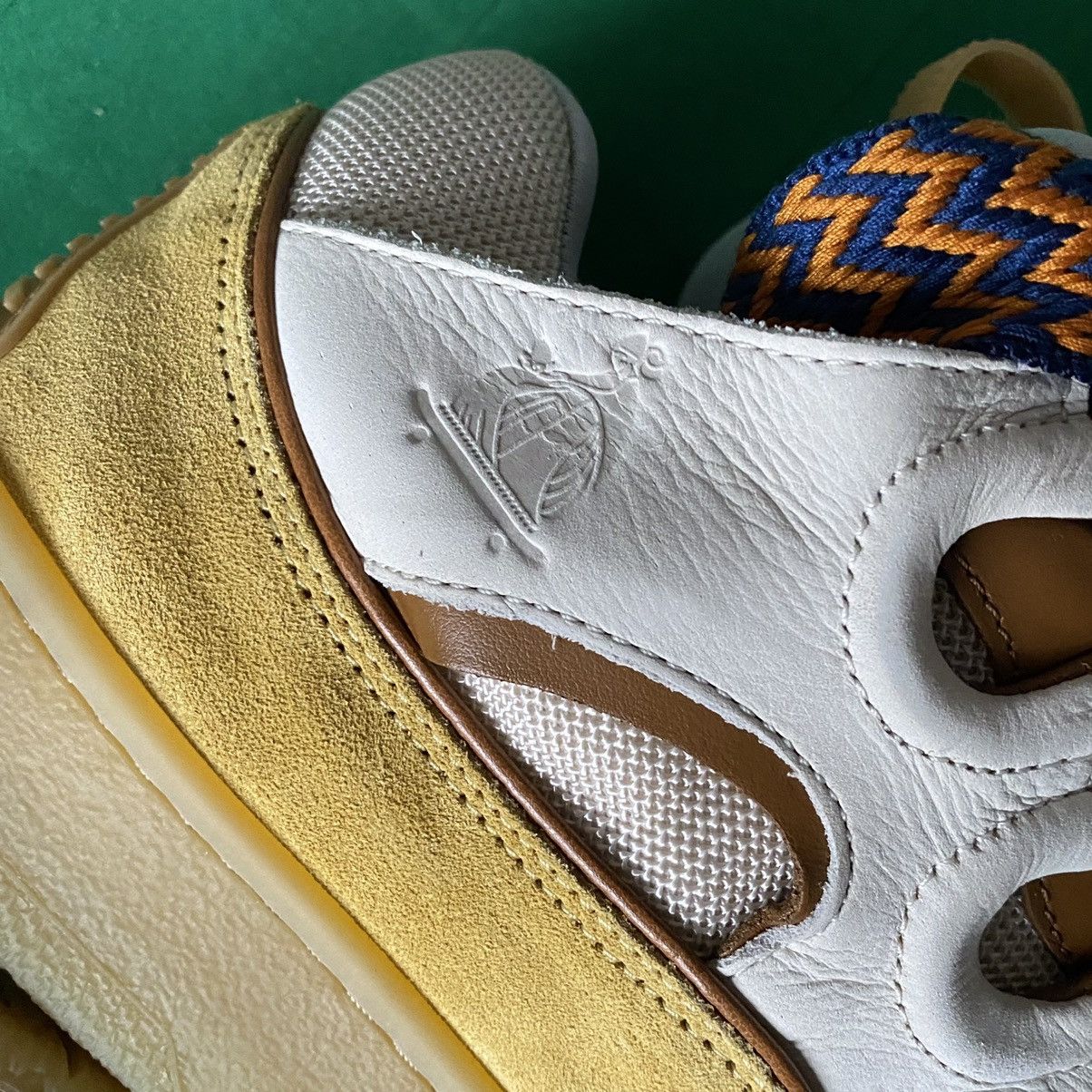 Lanvin Lanvin Curb Skate Sneakers in Beige Orange Size US 8 / EU 41 - 14 Thumbnail