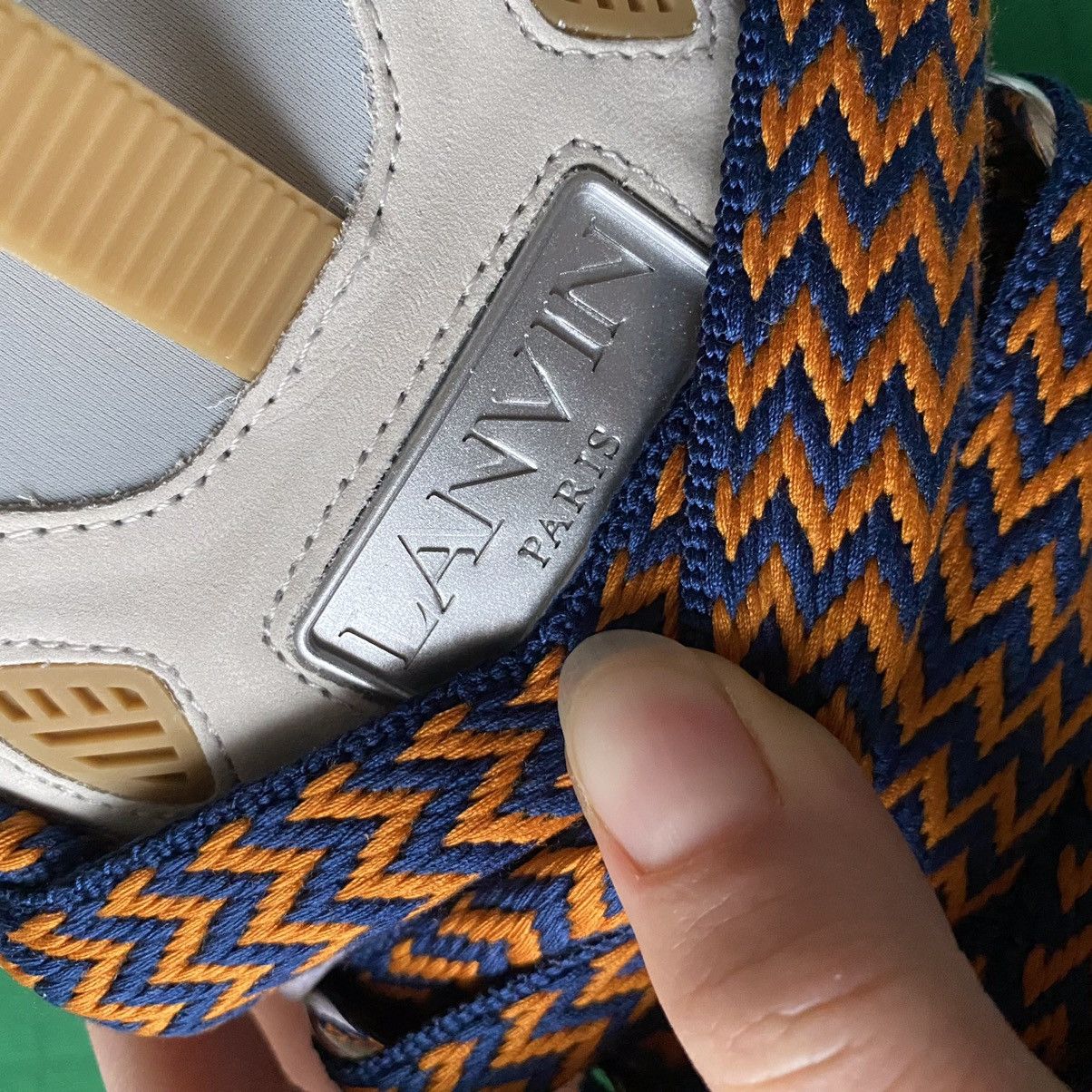 Lanvin Lanvin Curb Skate Sneakers in Beige Orange Size US 8 / EU 41 - 8 Thumbnail
