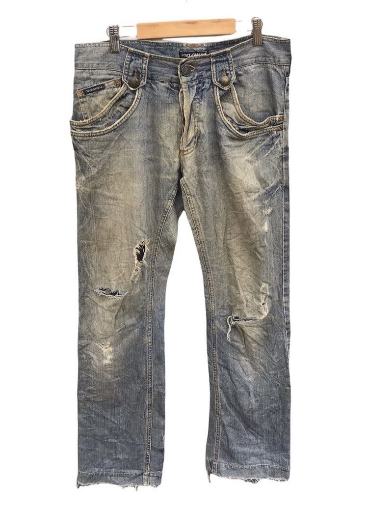 Dolce & Gabbana Dolce & Gabbana distressed denim jeans Size US 30 / EU 46 - 2 Thumbnail
