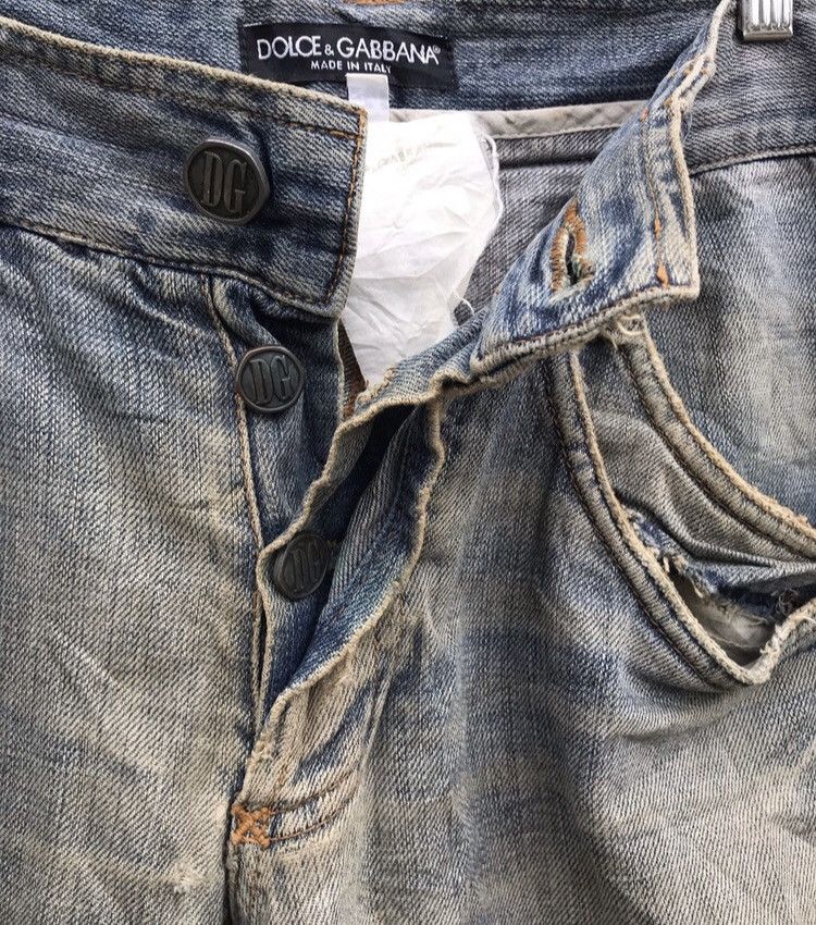 Dolce & Gabbana Dolce & Gabbana distressed denim jeans Size US 30 / EU 46 - 4 Thumbnail