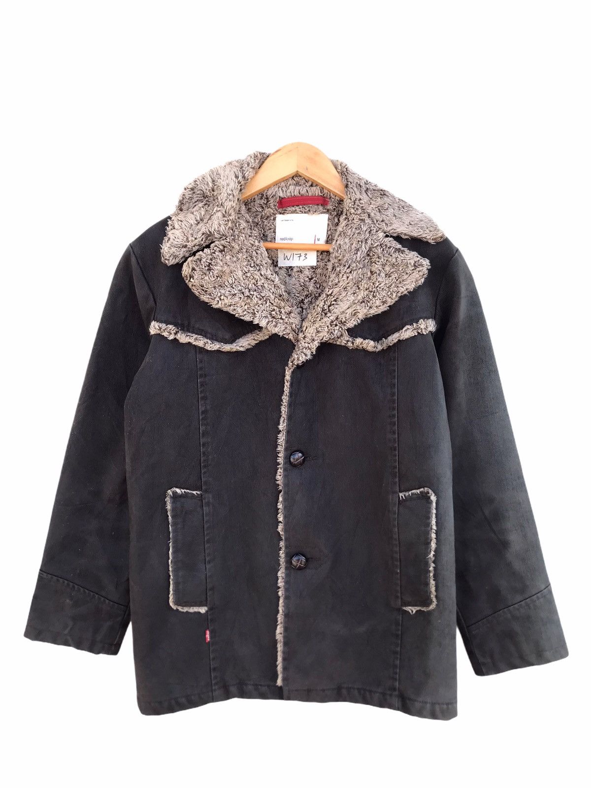 Levi's Vintage Levi’s Redloop Sun Faded Sherpa Jacket Size US M / EU 48-50 / 2 - 1 Thumbnail
