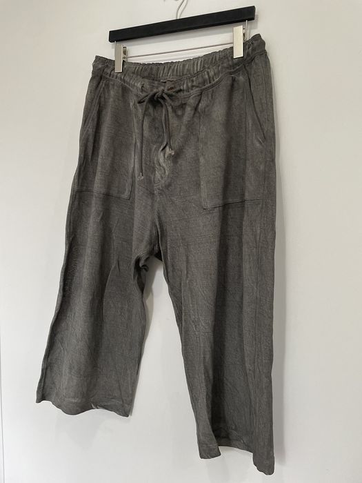 Elena Dawson BEAUGAN SUMI INK DYED WASHI KNIT CASUAL PANTS | Grailed