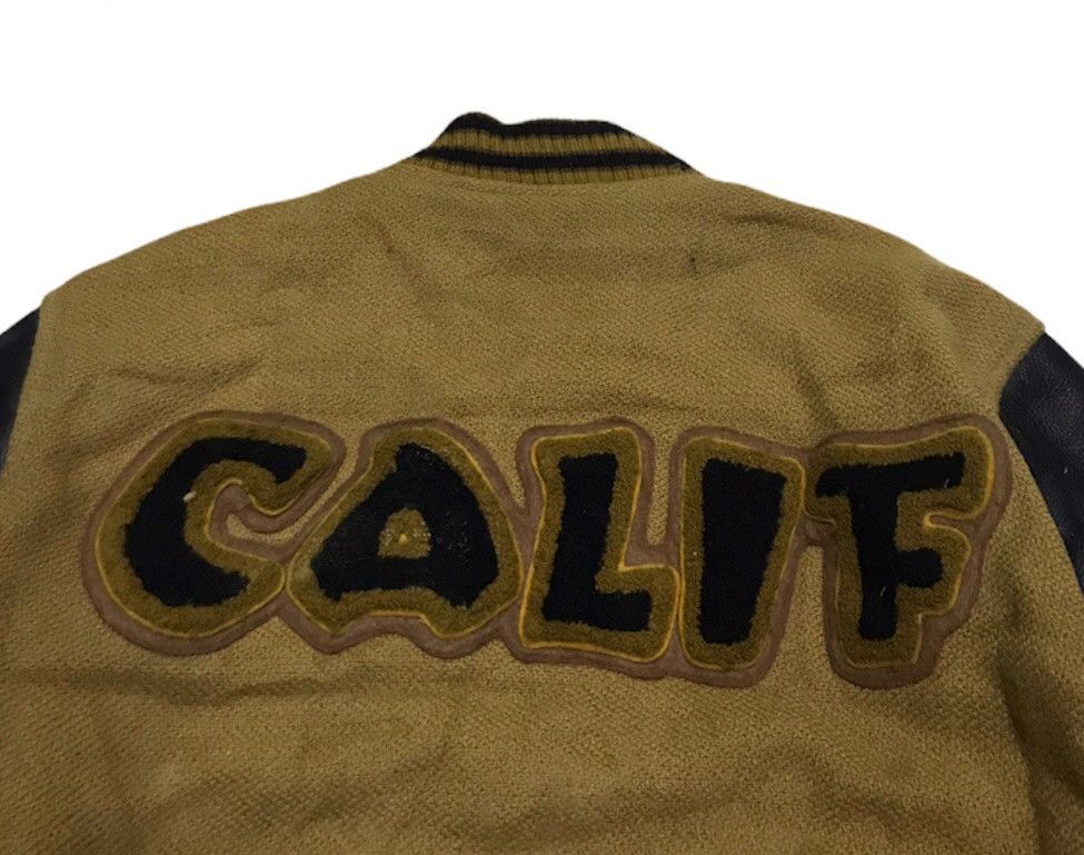 Vintage 🔥rare🔥Vintage 80s Calif varsity jacket leather sleeve Size US M / EU 48-50 / 2 - 8 Thumbnail