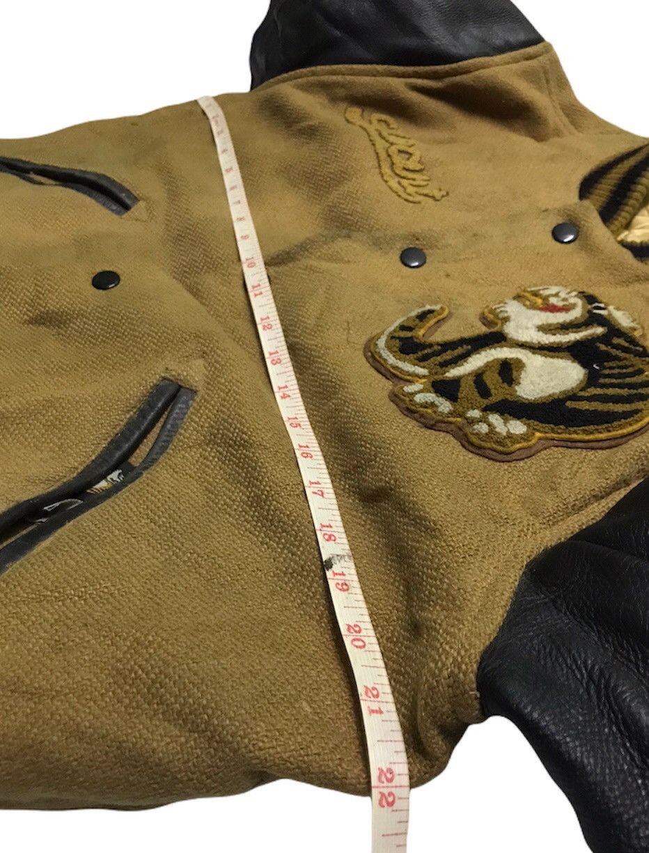 Vintage 🔥rare🔥Vintage 80s Calif varsity jacket leather sleeve Size US M / EU 48-50 / 2 - 11 Thumbnail