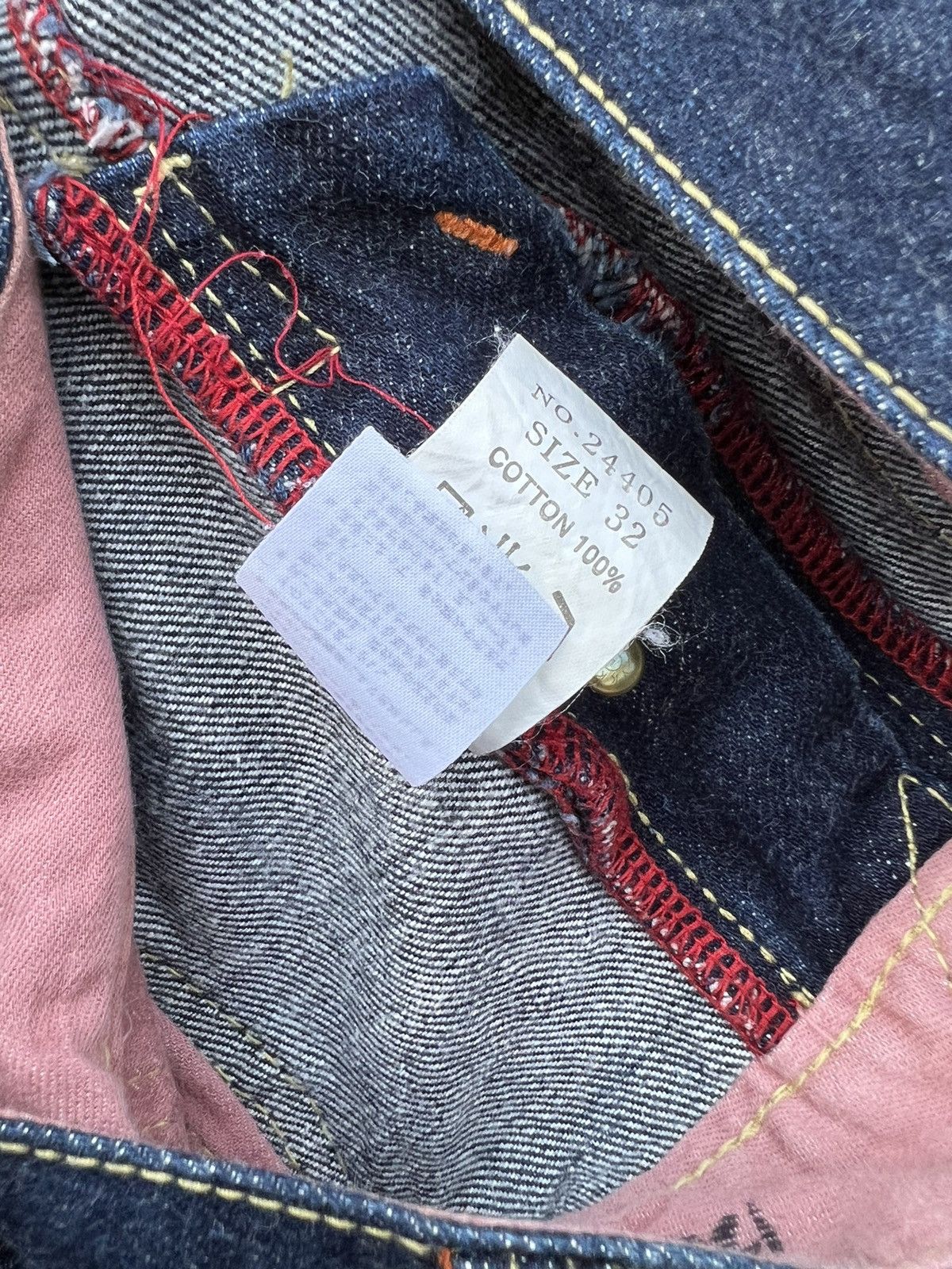 Eternal × Japanese Brand Rare Eternal Denim Japanese Calligraphy Jeans Size US 34 / EU 50 - 8 Thumbnail