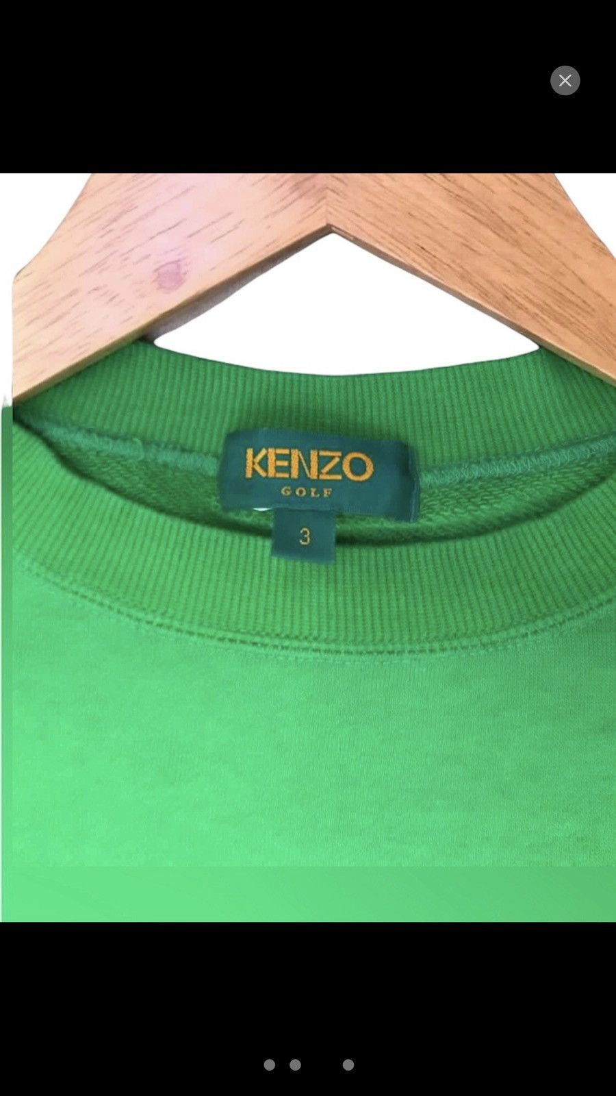 Designer × Japanese Brand × Kenzo Kenzo Golf Big Logo Spell Out MultiColour Sweatshirt Size US M / EU 48-50 / 2 - 3 Thumbnail