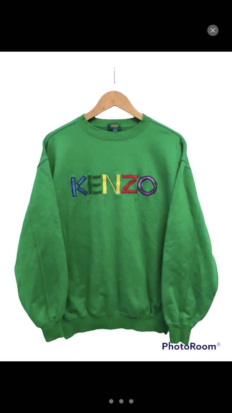 Designer × Japanese Brand × Kenzo Kenzo Golf Big Logo Spell Out MultiColour Sweatshirt Size US M / EU 48-50 / 2 - 1 Thumbnail