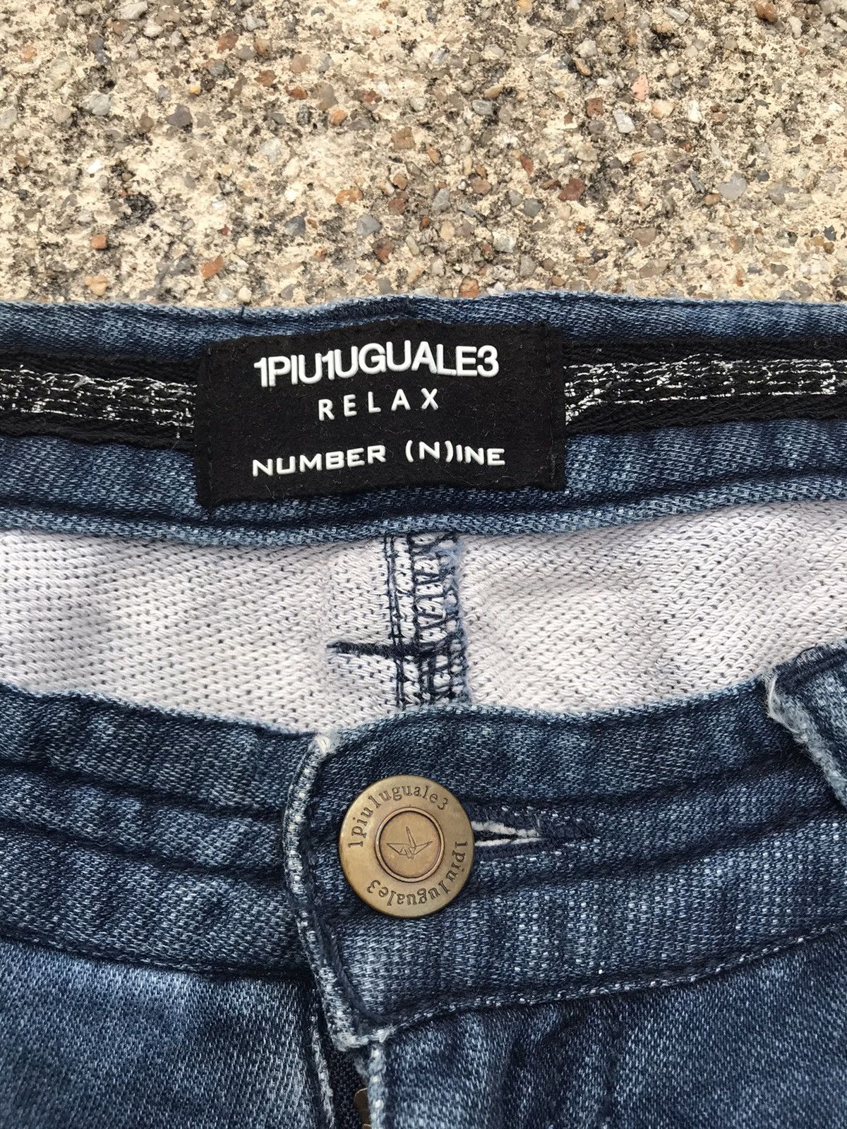 Number (N)ine Vintage Rare Number Nine Relax Distress Denim Pants Size US 32 / EU 48 - 5 Thumbnail