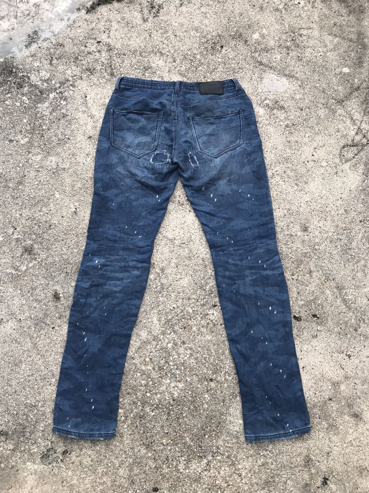 Number (N)ine Vintage Rare Number Nine Relax Distress Denim Pants Size US 32 / EU 48 - 2 Thumbnail