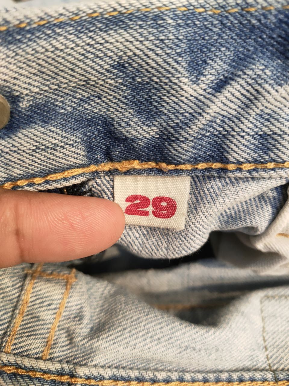 Blue Blue Japan Blue Blue Japan Light Wash Denim Size US 31 - 7 Thumbnail