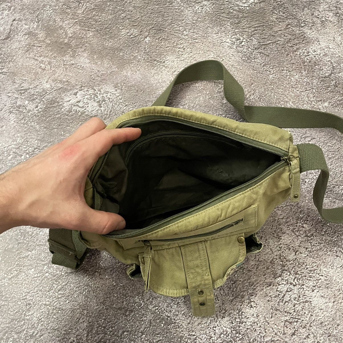 Vintage Vintage Y2K Olive Nylon Utility Crossbody Bag Military OS Size ONE SIZE - 9 Thumbnail