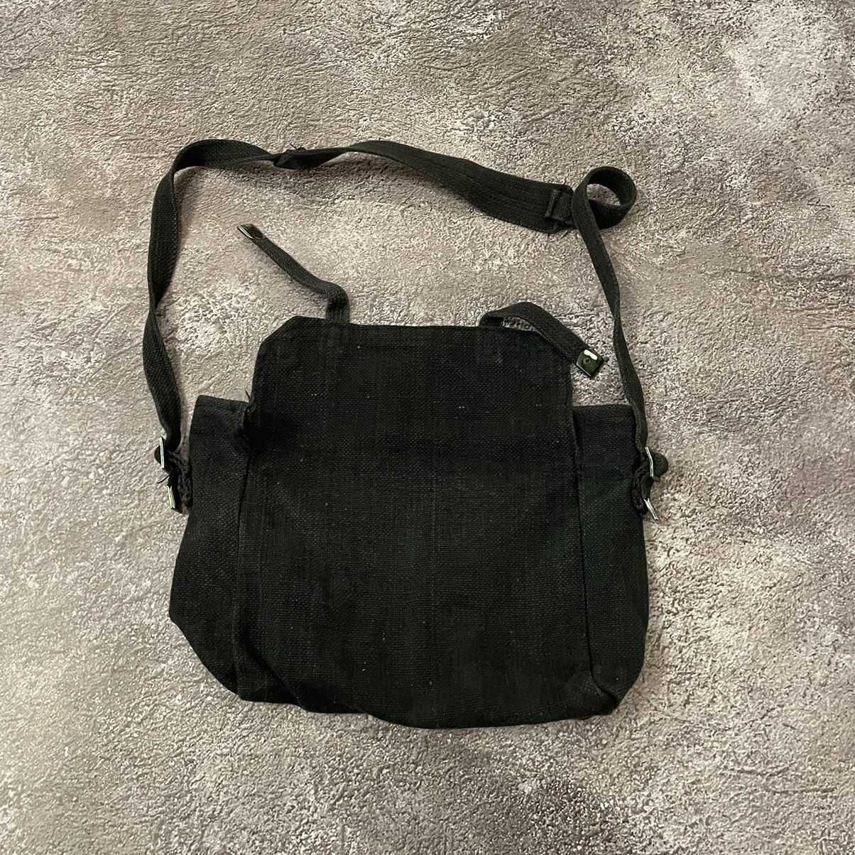 Vintage Vintage Y2K Black Canvas Crossbody Bag Military Streetwear O Size ONE SIZE - 7 Thumbnail