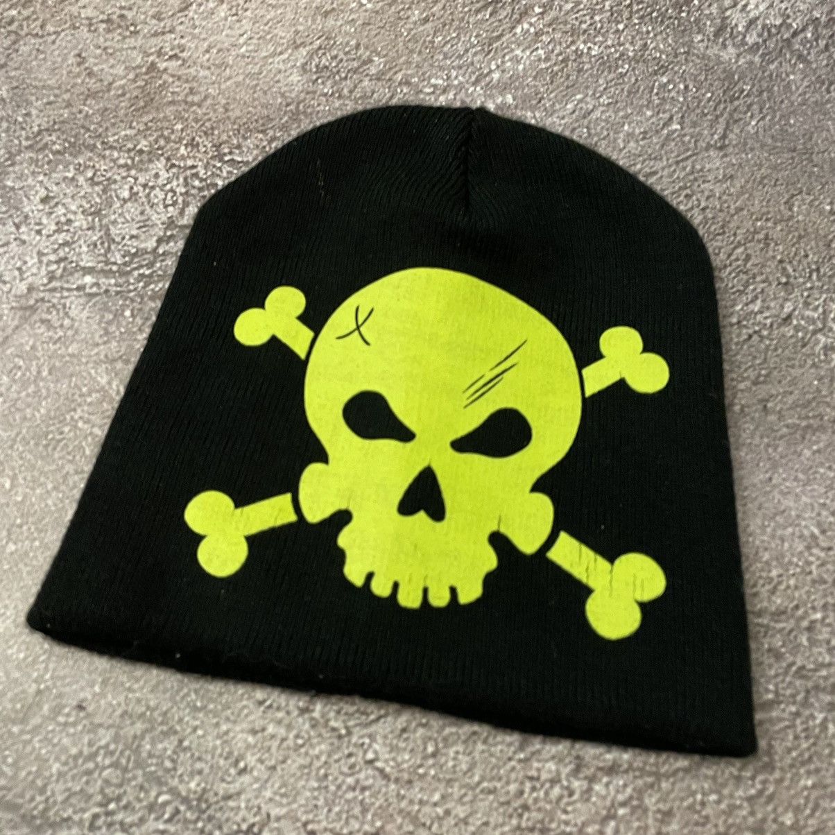 Band Tees Vintage Y2K Skulls Neon Skeleton Beanie Horror Buymypiece Size ONE SIZE - 3 Thumbnail