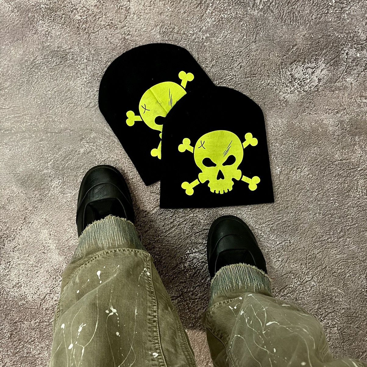 Band Tees Vintage Y2K Skulls Neon Skeleton Beanie Horror Buymypiece Size ONE SIZE - 7 Thumbnail