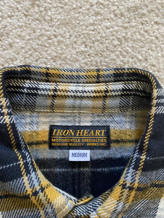 Iron Heart Iron Heart Flannel Shirt sz.M Grailed