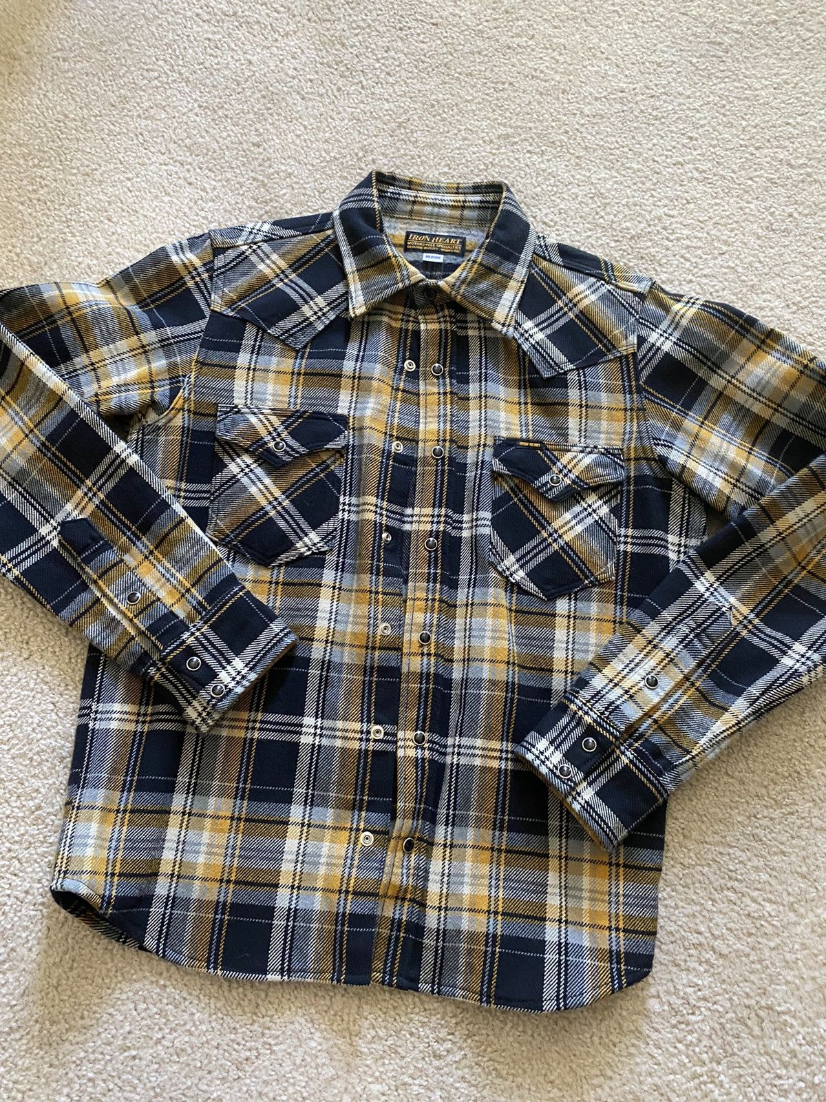 Iron Heart Iron Heart Flannel Shirt sz.M Grailed