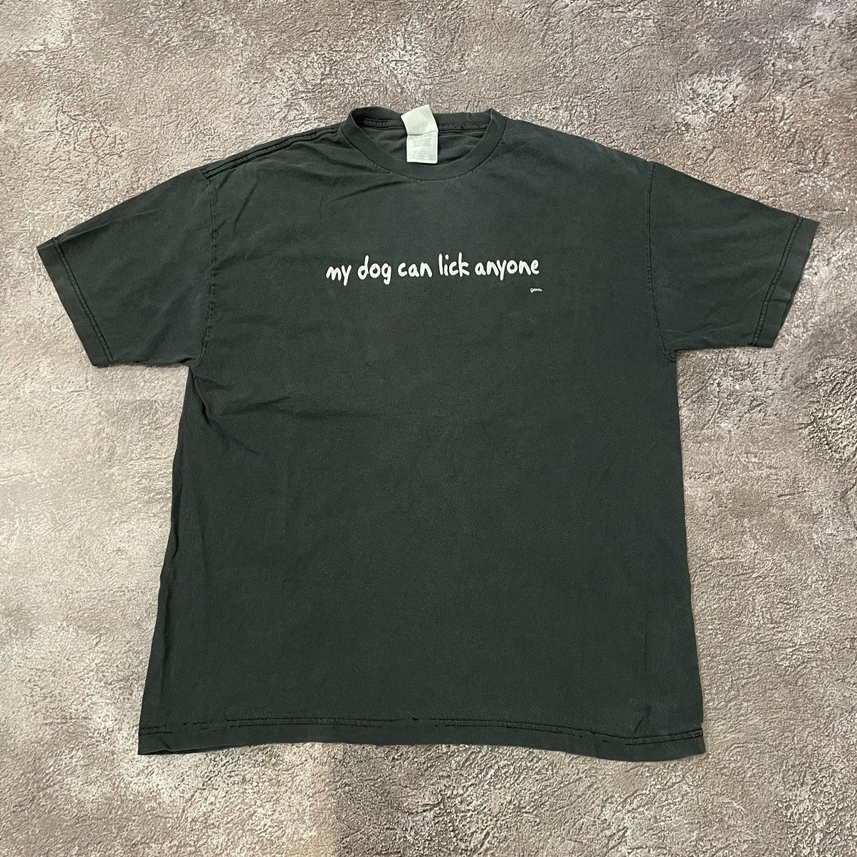 Vintage Vintage Y2K Graphic Tee Sun Faded Streetwear Dog Print XL Size US XL / EU 56 / 4 - 3 Thumbnail