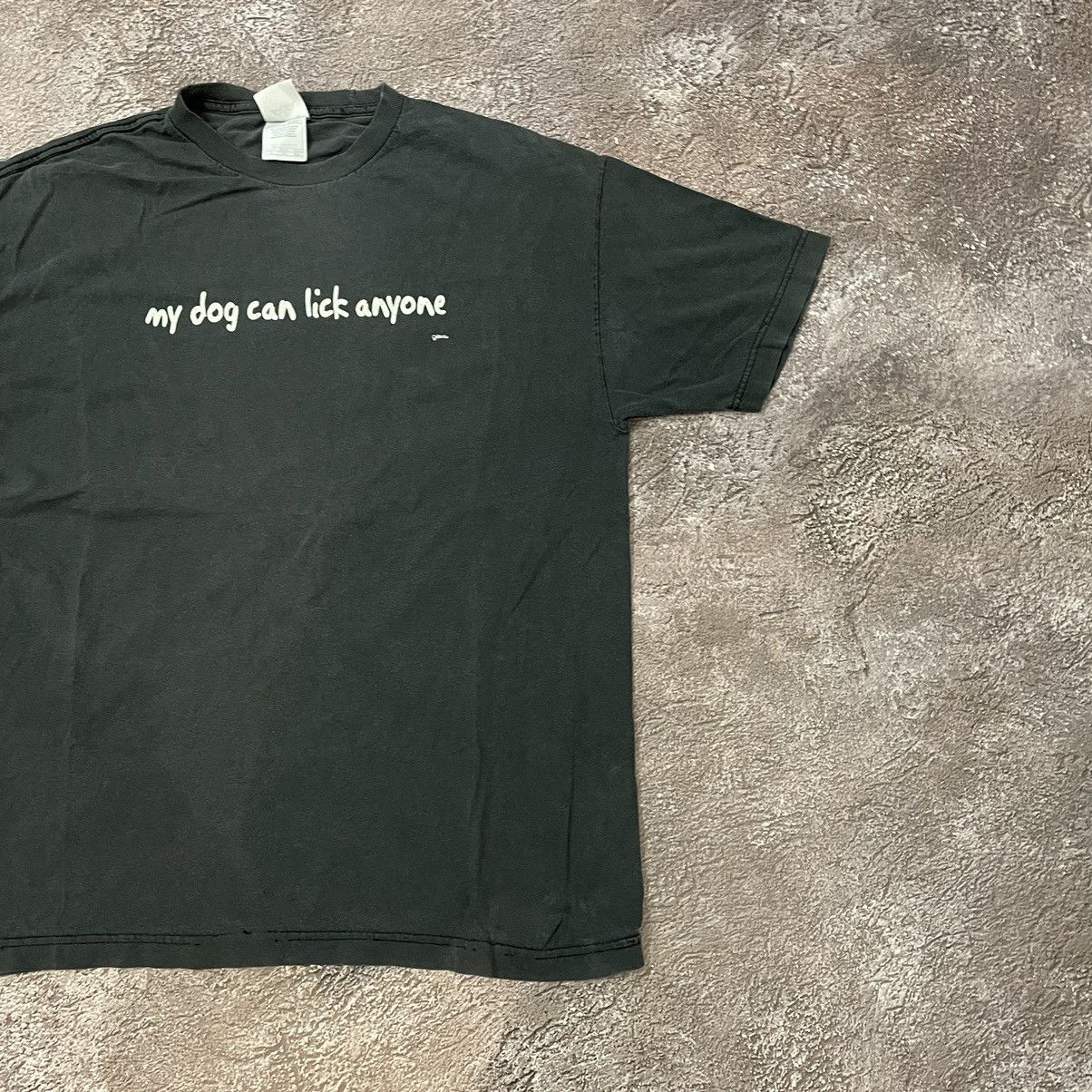 Vintage Vintage Y2K Graphic Tee Sun Faded Streetwear Dog Print XL Size US XL / EU 56 / 4 - 2 Thumbnail