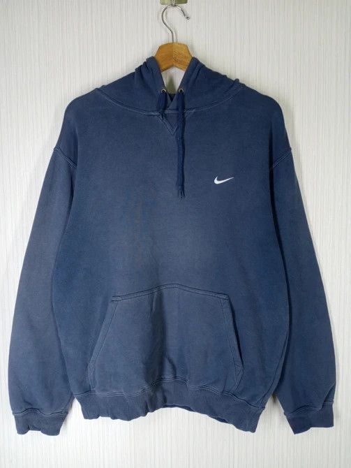 Rare Vintage Distressed Nike Embroidered Logo Hoodie