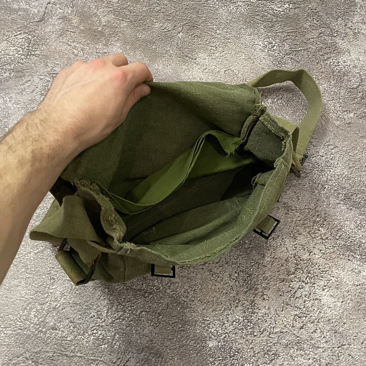 Vintage Vintage Y2K Military Canvas Crossbody Bag Olive Green OS Size ONE SIZE - 8 Thumbnail