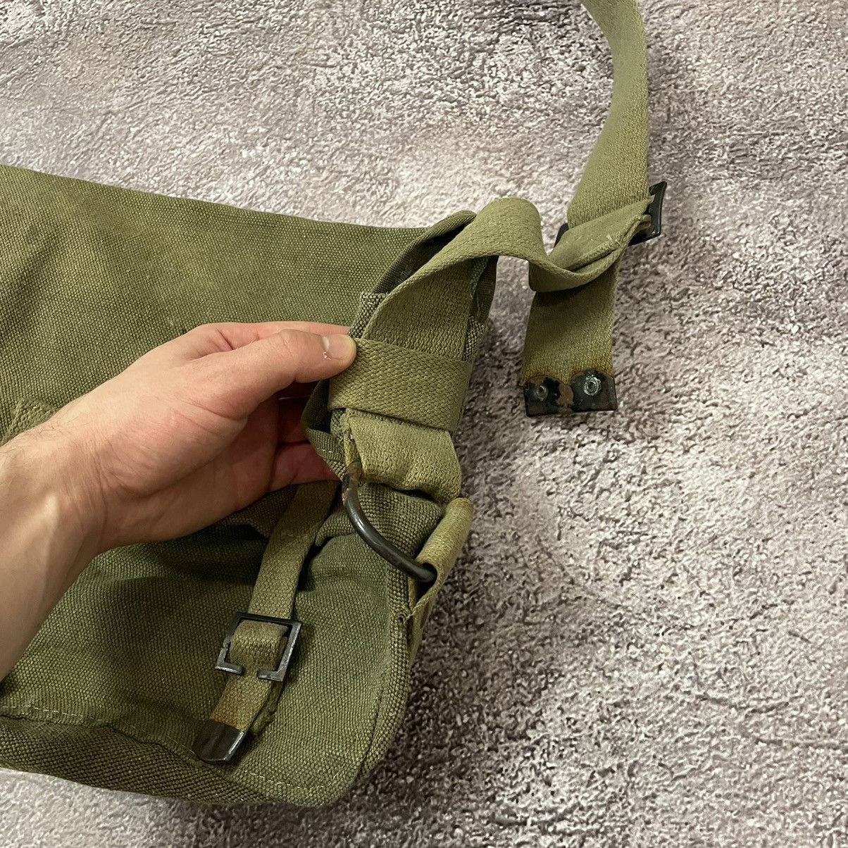 Vintage Vintage Y2K Military Canvas Crossbody Bag Olive Green OS Size ONE SIZE - 6 Thumbnail