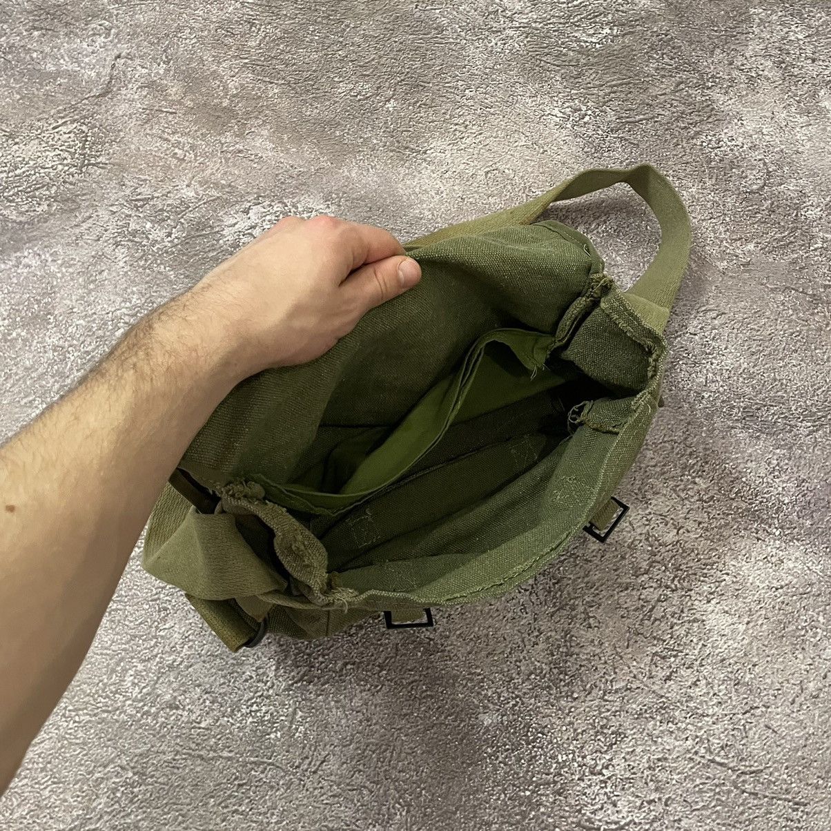 Vintage Vintage Y2K Military Canvas Crossbody Bag Olive Green OS Size ONE SIZE - 7 Thumbnail