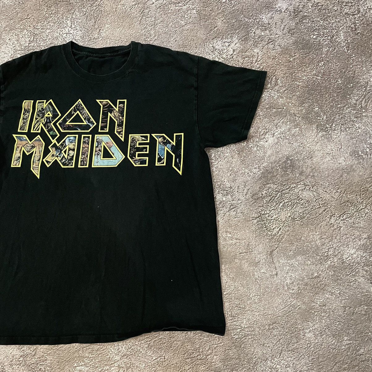 Vintage Vintage 90s Iron Maiden Band Tee Graphic Grunge Black Boxy M Size US M / EU 48-50 / 2 - 3 Thumbnail