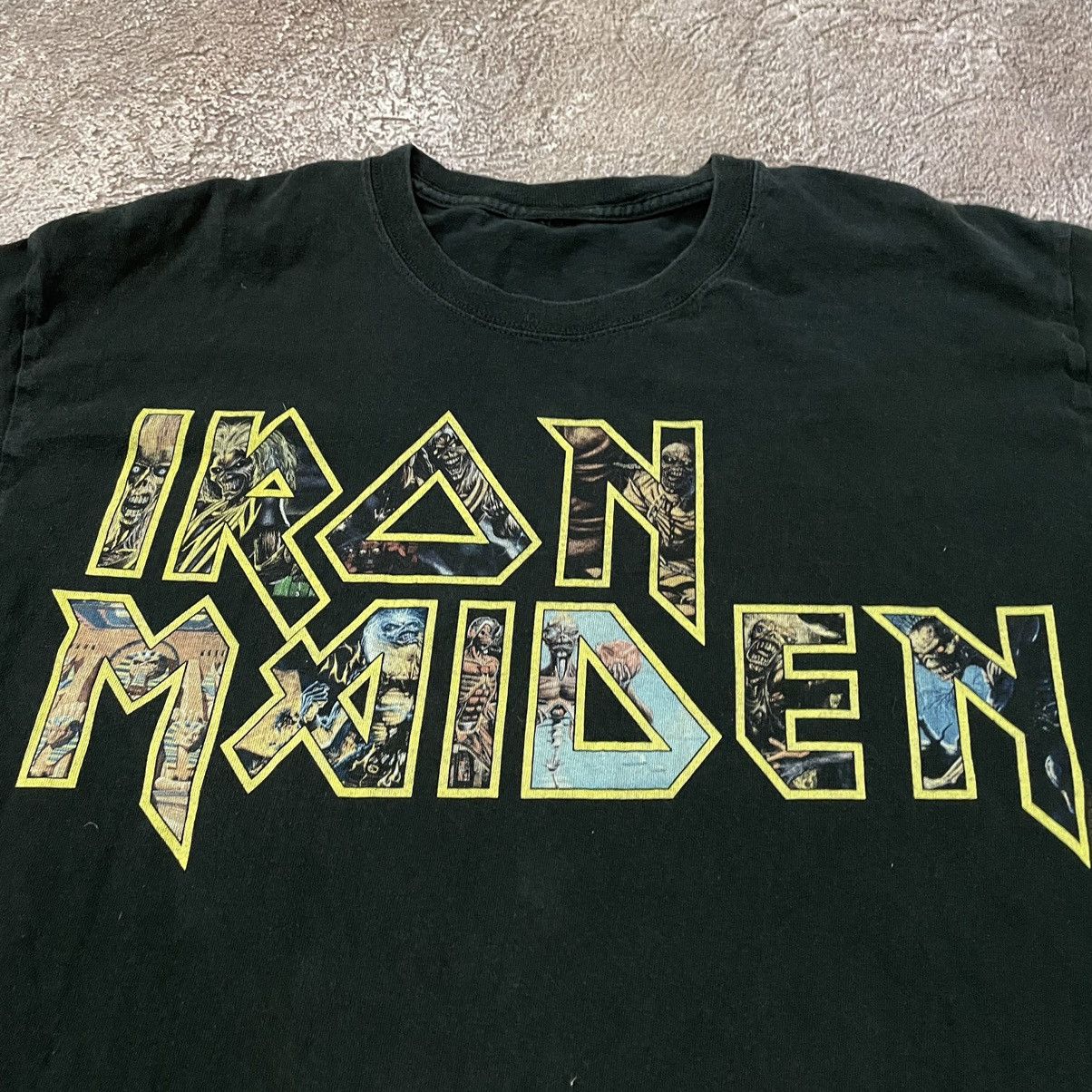 Vintage Vintage 90s Iron Maiden Band Tee Graphic Grunge Black Boxy M Size US M / EU 48-50 / 2 - 5 Thumbnail