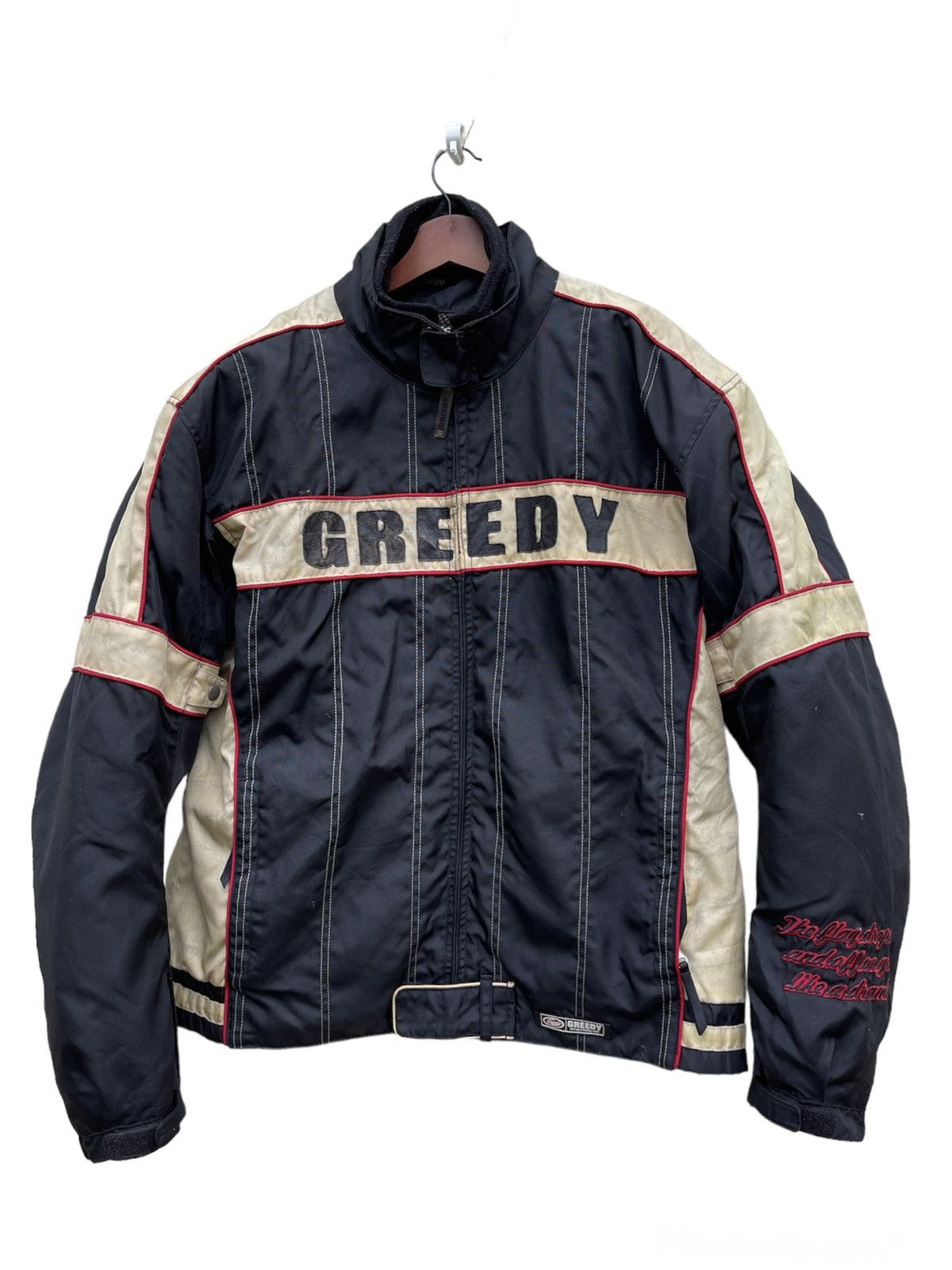 Sports Specialties Vintage GREEDY RACING BIKERS JACKET Size US XL / EU 56 / 4 - 1 Thumbnail