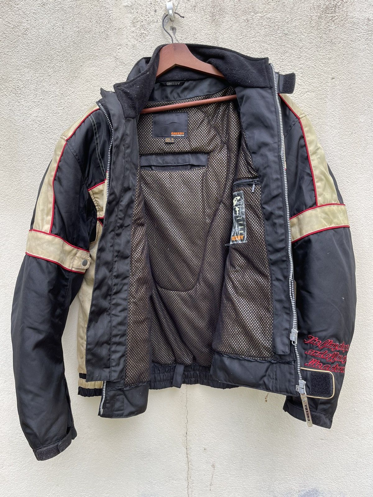Sports Specialties Vintage GREEDY RACING BIKERS JACKET Size US XL / EU 56 / 4 - 9 Thumbnail