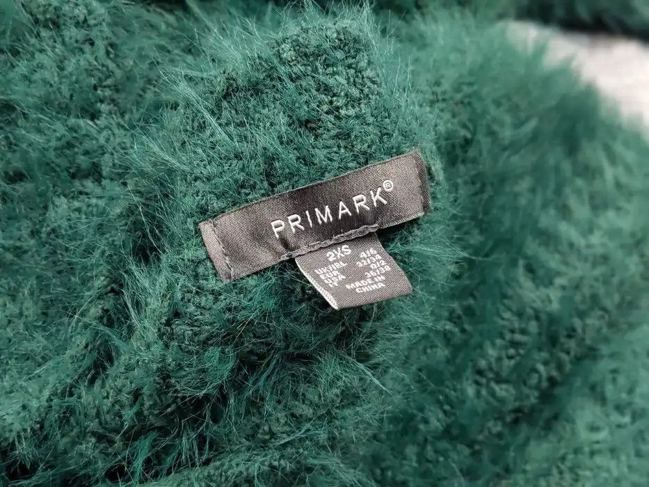 Japanese Brand Vintage Fuzzy Green Mohair Style Japanese Crewneck Sweater Size US S / EU 44-46 / 1 - 8 Thumbnail