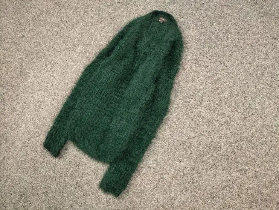 Japanese Brand Vintage Fuzzy Green Mohair Style Japanese Crewneck Sweater Size US S / EU 44-46 / 1 - 2 Thumbnail