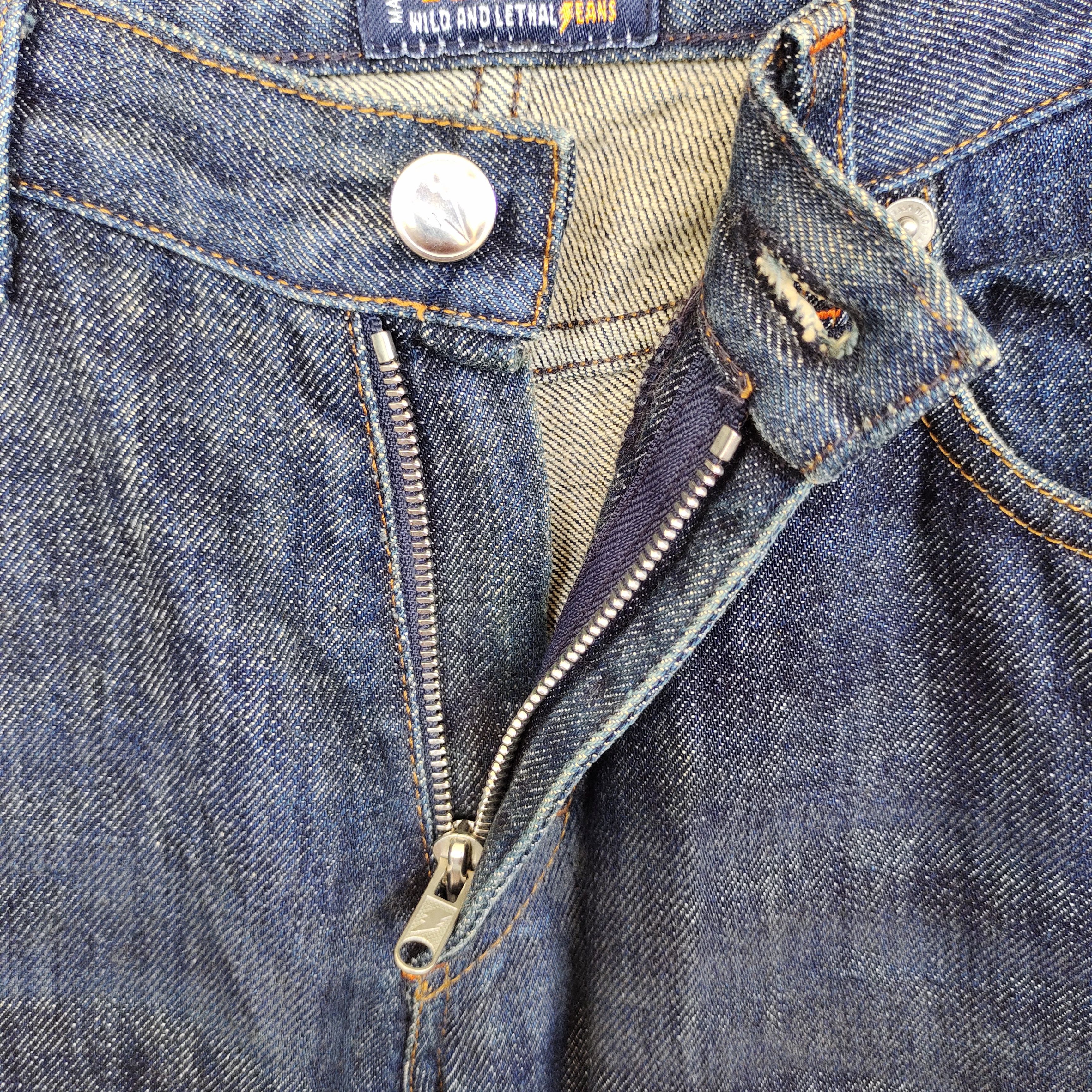Comme des Garcons × Walter Van Beirendonck Wild And Lethal W&LT Denim Jeans Size US 28 / EU 44 - 19 Thumbnail