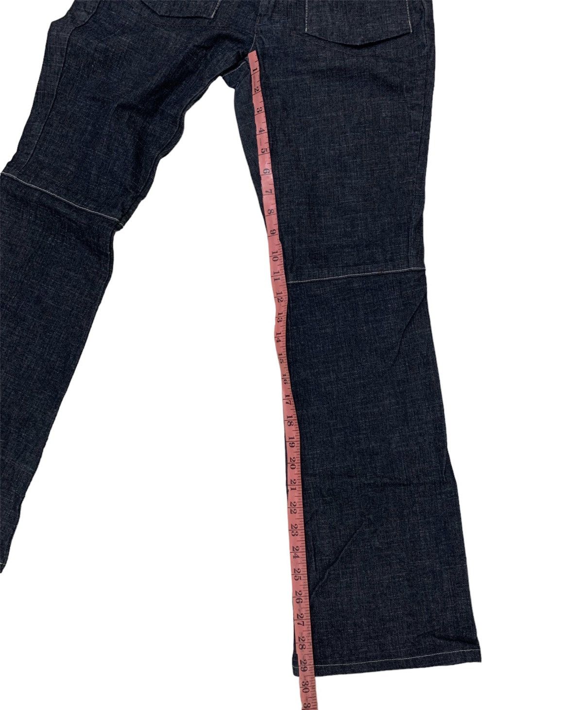 Marithe + Francois Girbaud FLARE 00s Marithé François Girbaud Dark Wash Denim Size 28" / US 6 / IT 42 - 7 Thumbnail
