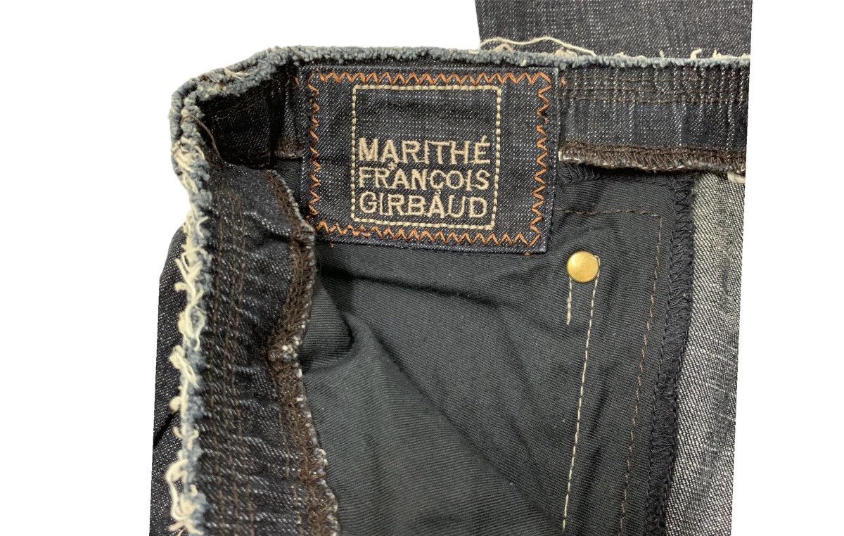Marithe + Francois Girbaud FLARE 00s Marithé François Girbaud Dark Wash Denim Size 28" / US 6 / IT 42 - 8 Thumbnail