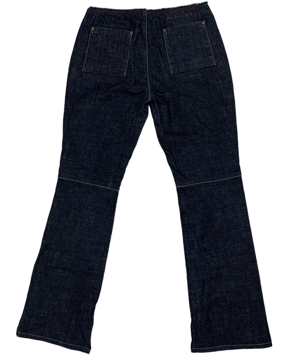 Marithe + Francois Girbaud FLARE 00s Marithé François Girbaud Dark Wash Denim Size 28" / US 6 / IT 42 - 2 Thumbnail