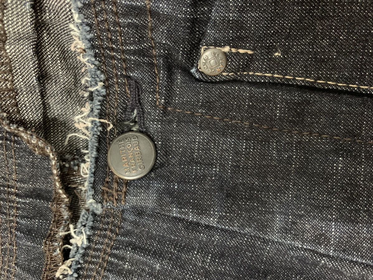 Marithe + Francois Girbaud FLARE 00s Marithé François Girbaud Dark Wash Denim Size 28" / US 6 / IT 42 - 13 Thumbnail