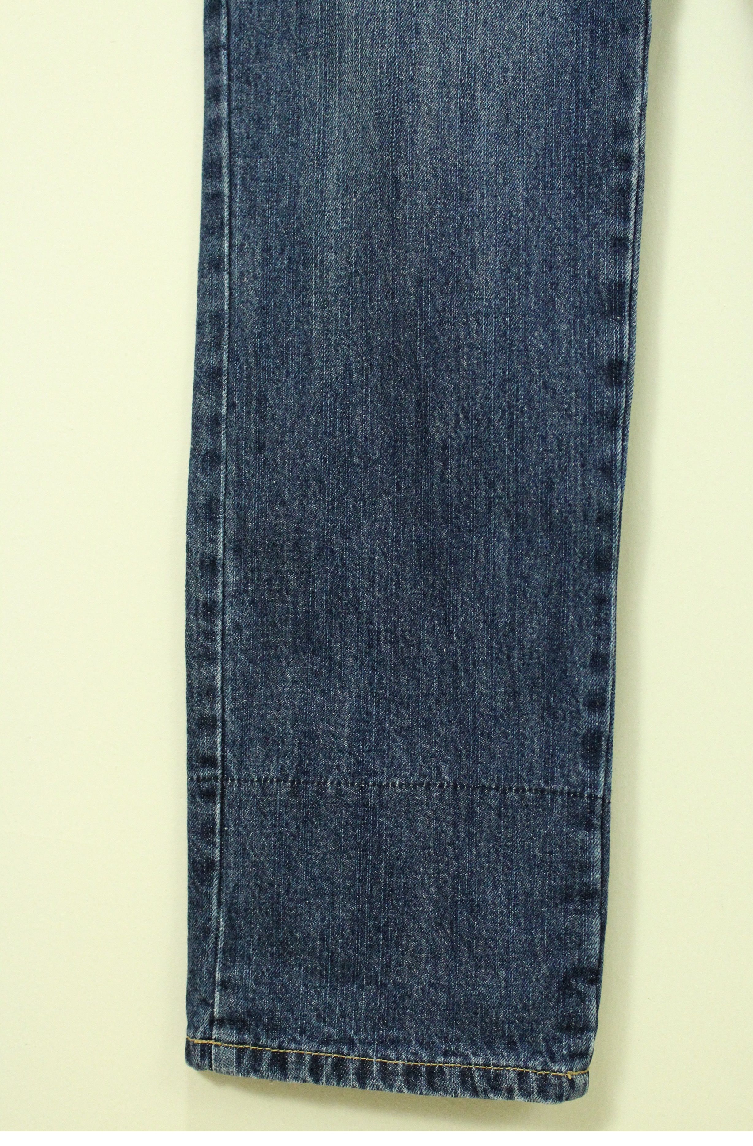 Vintage Embroidered Denim Koi fish Sukajan Dragon Size US 32 / EU 48 - 6 Thumbnail