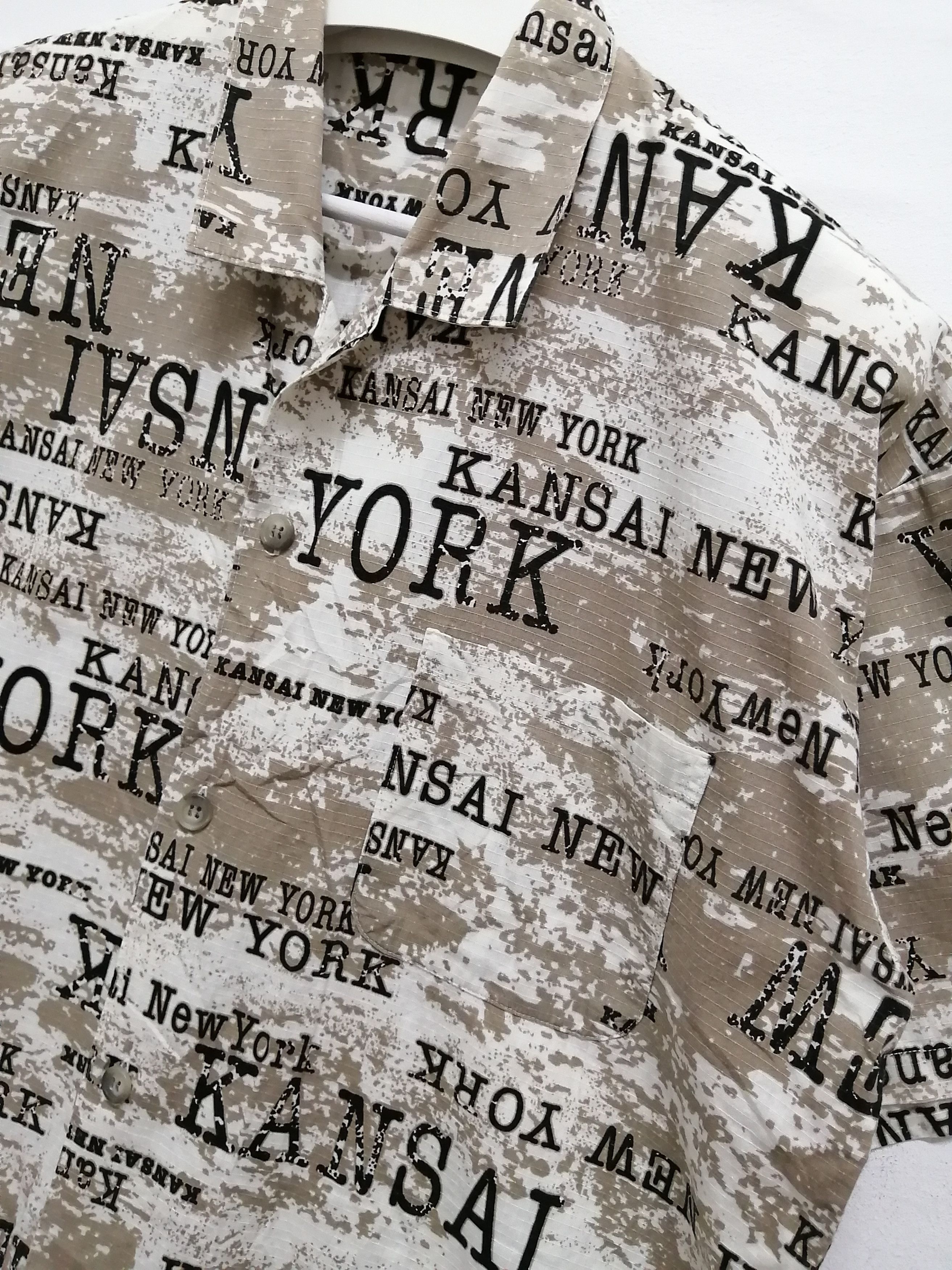 Kansai Yamamoto KANSAI NEW YORK All Over Print Shirt Size US L / EU 52-54 / 3 - 6 Thumbnail