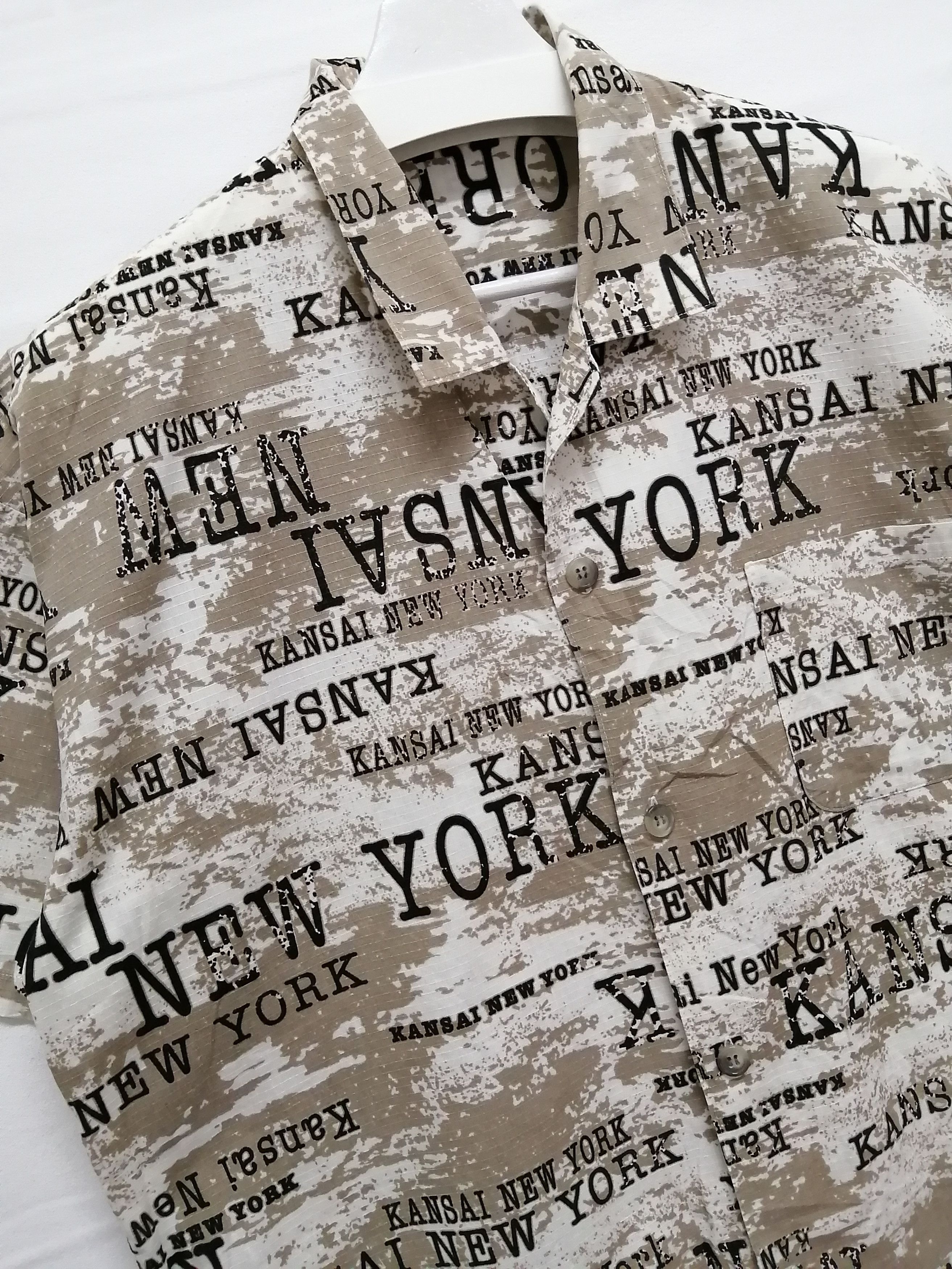 Kansai Yamamoto KANSAI NEW YORK All Over Print Shirt Size US L / EU 52-54 / 3 - 7 Thumbnail